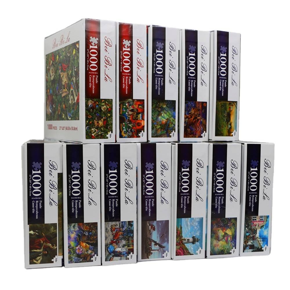 Customizable 1000 Pieces Jigsaw Puzzle Puzzle 1000 Adult Jigsaw Puzzle