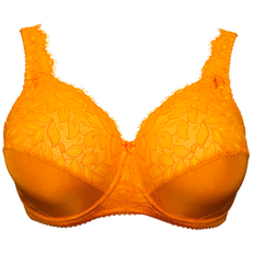Plaisir Beate Plain BH med bøjle, orange, Størrelse: 95D, Dame