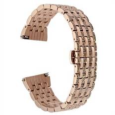 20mm Shiny Rhinestone Decor Stainless Steel Watch Strap with Butterfly Buckle for Samsung Gear S2 Classic