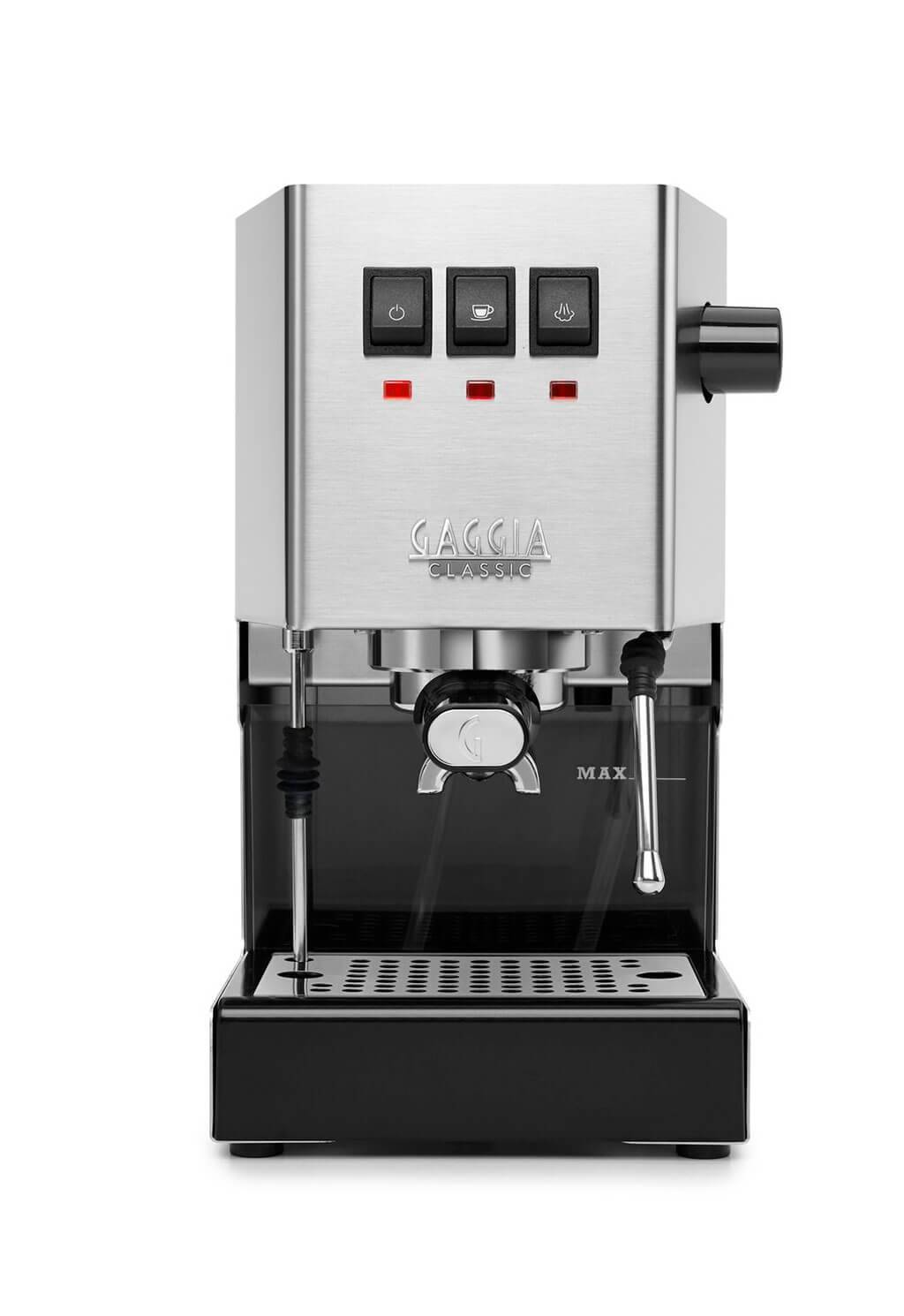 Gaggia Classic Evo (2024) Stainless Steel Espresso Machine - Brass Boiler