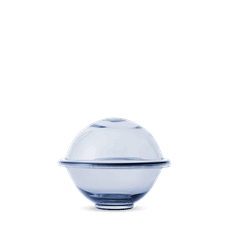 Lyngby Porcelæn Chapeau Bonbonniere midnight blue glas