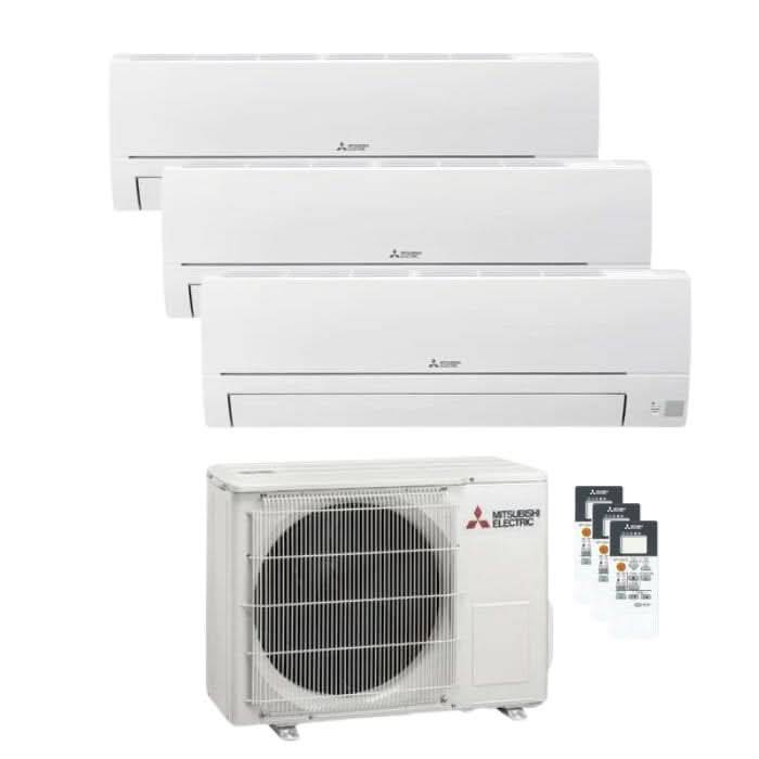 Mitsubishi Electric HR 25 + 25 + 35 AC med 3 innedelar