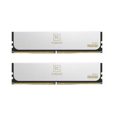 Team Group T-CREATE EXPERT CTCWD564G6000HC34BDC01, 64 GB, 2 x 32 GB, DDR5, 6000 MHz, 288-pin DIMM, Weiß