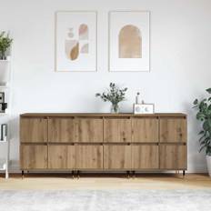 Skåp 3 pcs artisan ek 180 x 35 x 70 cm Konstruerat trä