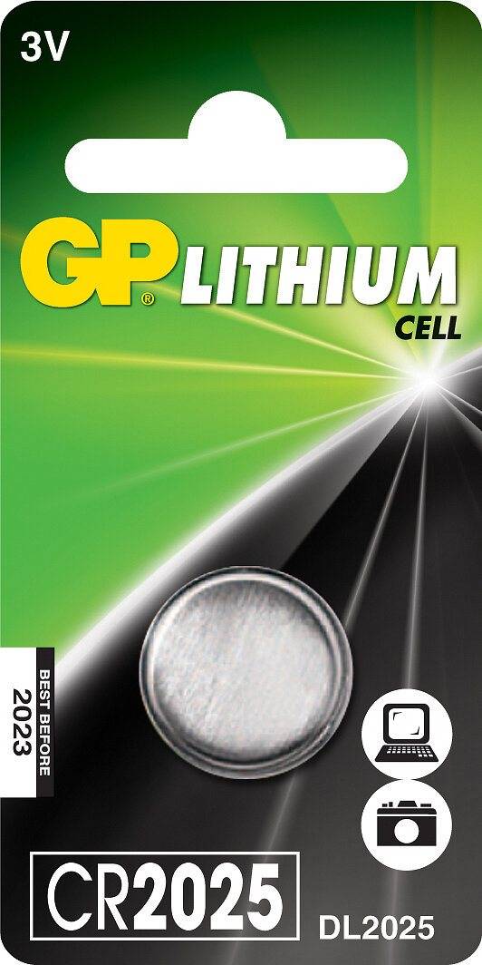GP Batterier Knappcell CR2025