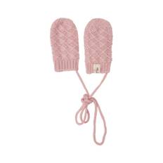 Little Jalo Stickade Babyvantar I Ull Blush Pink 74/80 cm Wool Rosa  74/80 cm  Unisex