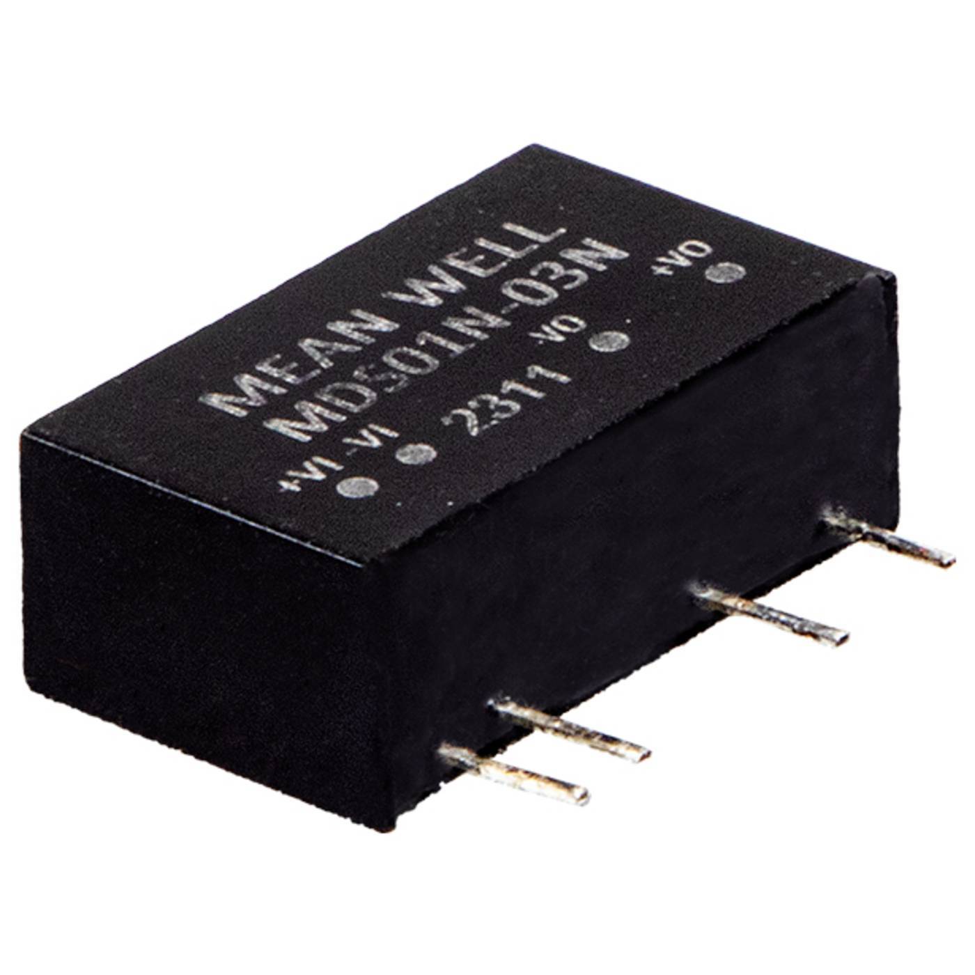 MEAN WELL MDS01N-12N DC/DC-omvandlare kretskort 12 V 0.084 A 1 W Antal utgångar: 1 x Innehåll 1 st