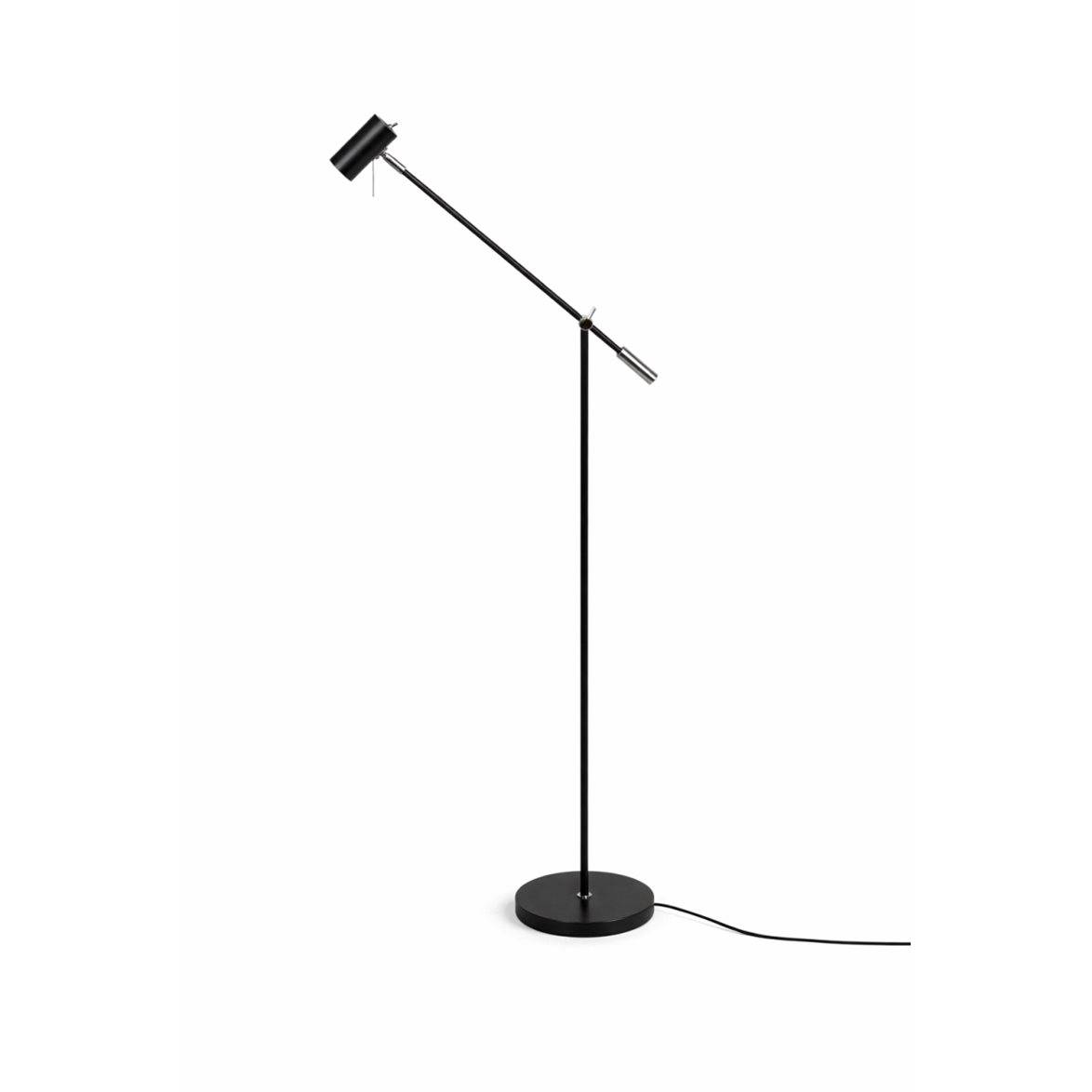 Vintage by Bright 1-2-3 Cato Golvlampa från Belid – Svart & Stål