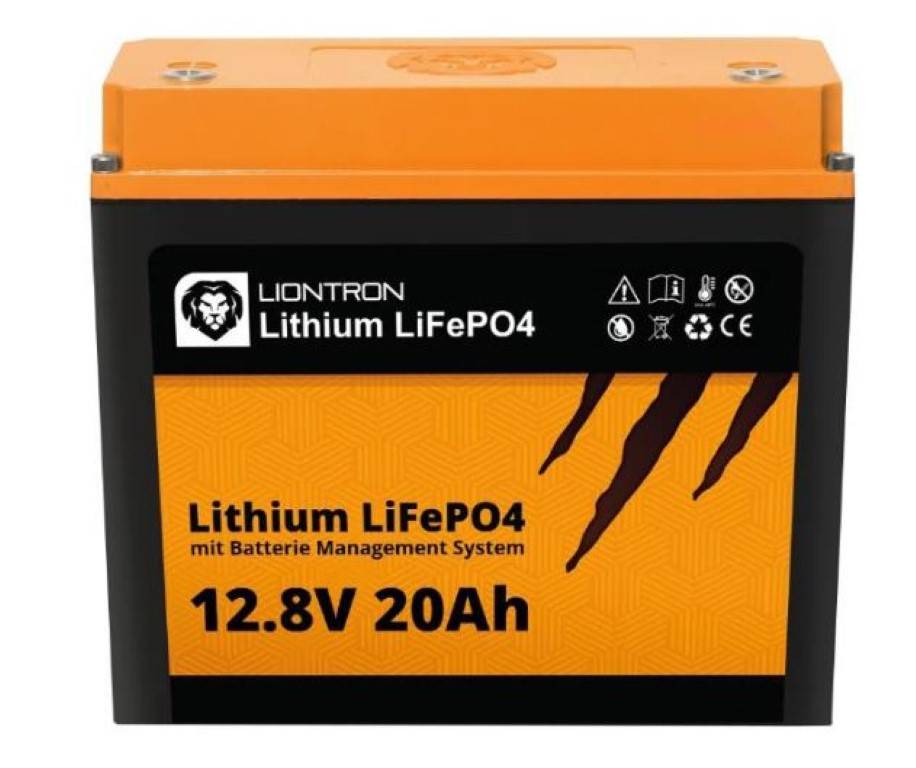 Batteri Liontron Lithium LiFePO4 LX 12,8V 20Ah med BMS
