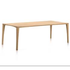 SNEDKERGAARDEN - MATZ SPISEBORD REKTANGULÆRT - MASSIV EG HVIDOLIE - 180x90 cm.