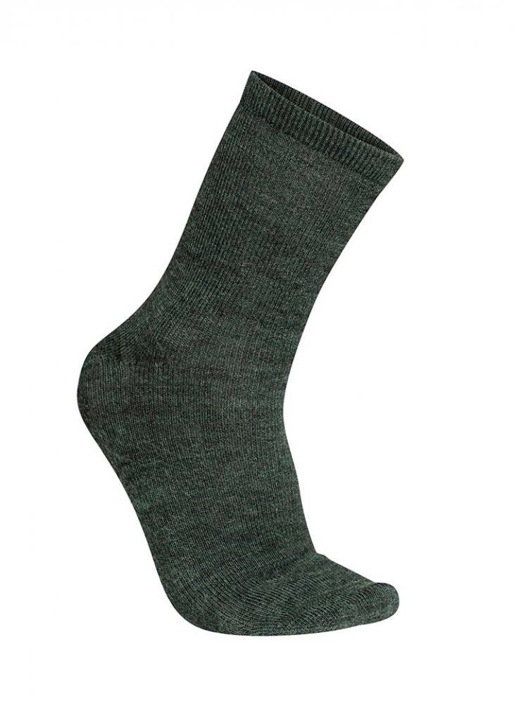 Woolpower Kids Socks Liner - Forest Green