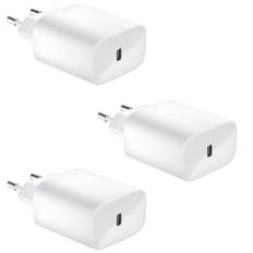 SiGN USB-C PD Snabbladdare 20W - Vit (3 pack)