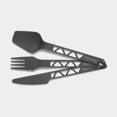 Bestickset i aluminium Primus TrailCutlery Aluminium, 3 delar