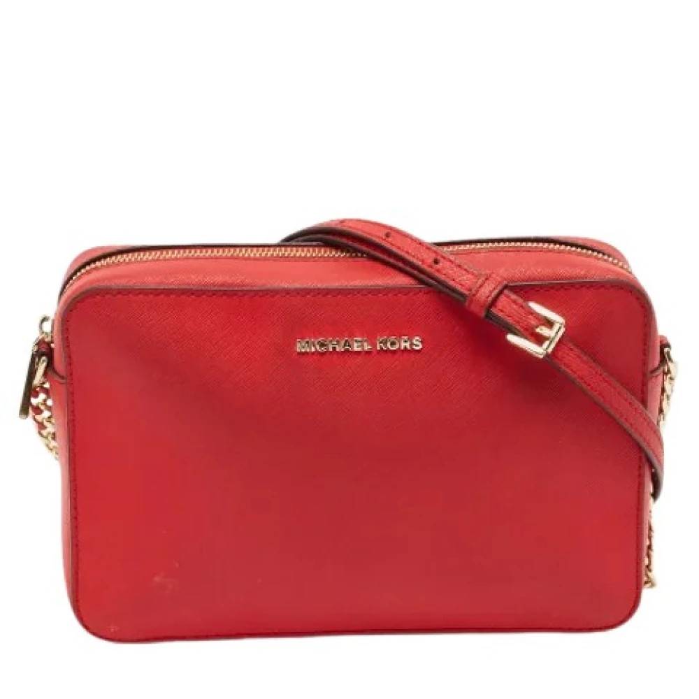 Michael Kors Pre-owned - Pre-owned Läder Crossbody Väska Vintage - Dam - ONE Size - Läder