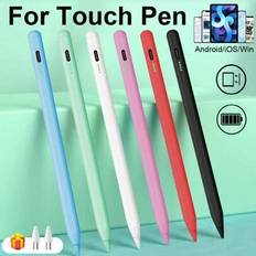 Universell styluspenna för Android iOS Windows kapacitiv skärmpekpenna för iPad penna för Android surfplatta penna uppladdningsbart batteri 120mAh - Multifärgad