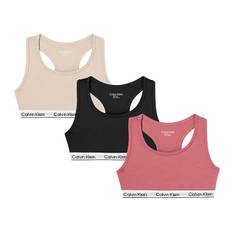 Calvin Klein Toppe - 3-pak - Brandied Apricot/Whitecap Gray/Sort - Calvin Klein - 10-12 år (140-152) - Undertøj