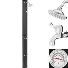Solar turisthavebruser med termometer og en 35-liters tank