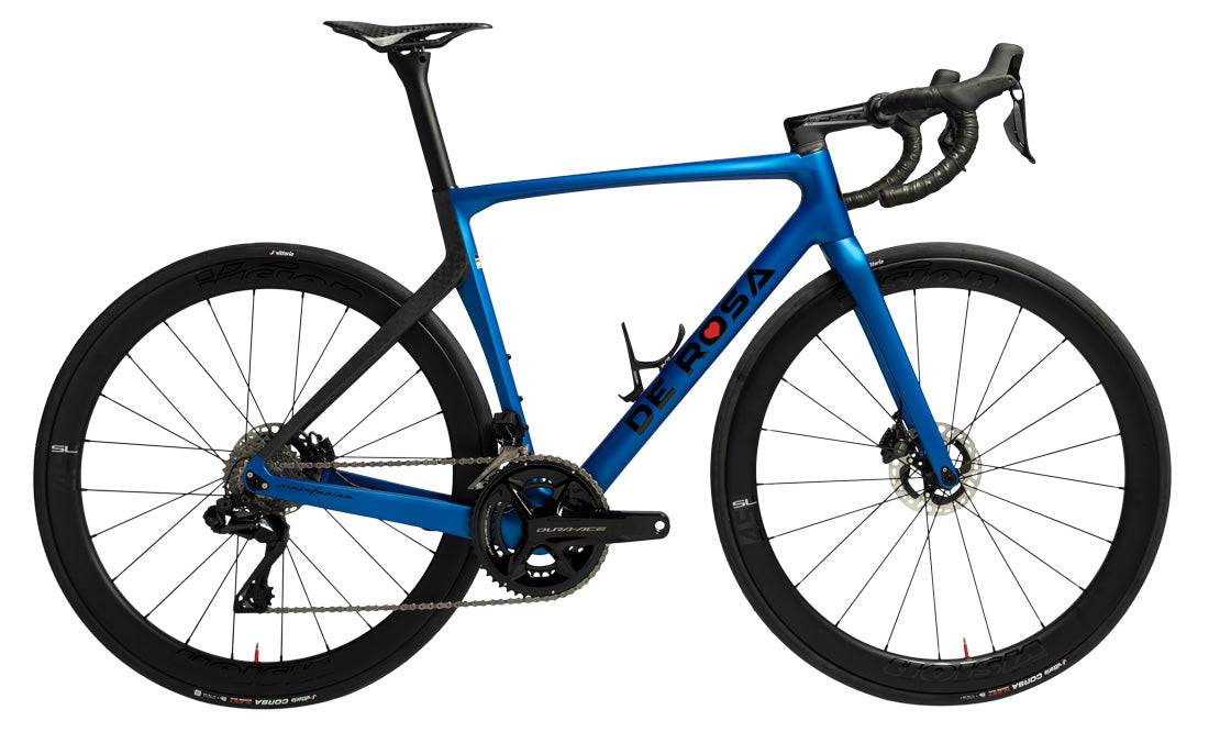 De Rosa Settanta | 70 | Sram Red AXS Powermeter | Metron 5D ACR | Fulcrum Sharq 42 Carbon - Origine Stealth / S (163-170 cm)