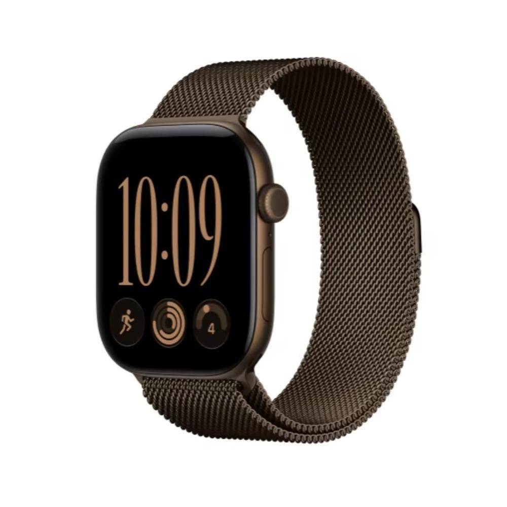 Affärs Milanese Magnetiskt Armband För Apple Watch Ultra 4 3 2 49mm 46mm 45mm 44mm 42mm 41mm 40mm För iWatch Series 12 11 10 9 8 7 black