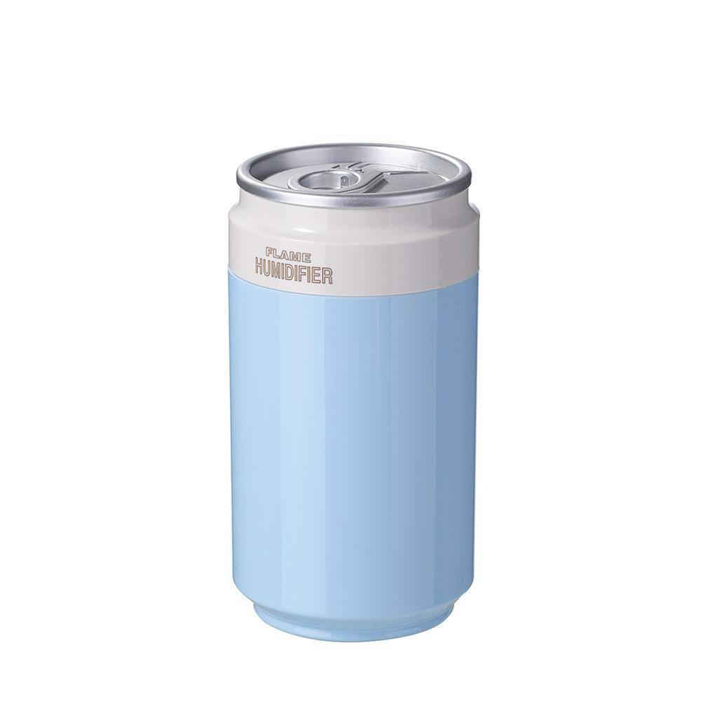 Mini Air Humidifier 260ml Cola Cup Size Lightweight USB Cool Mist Maker For Bedroom Home Car Plants Air Purifier H2O Humificador USB marinblå färg