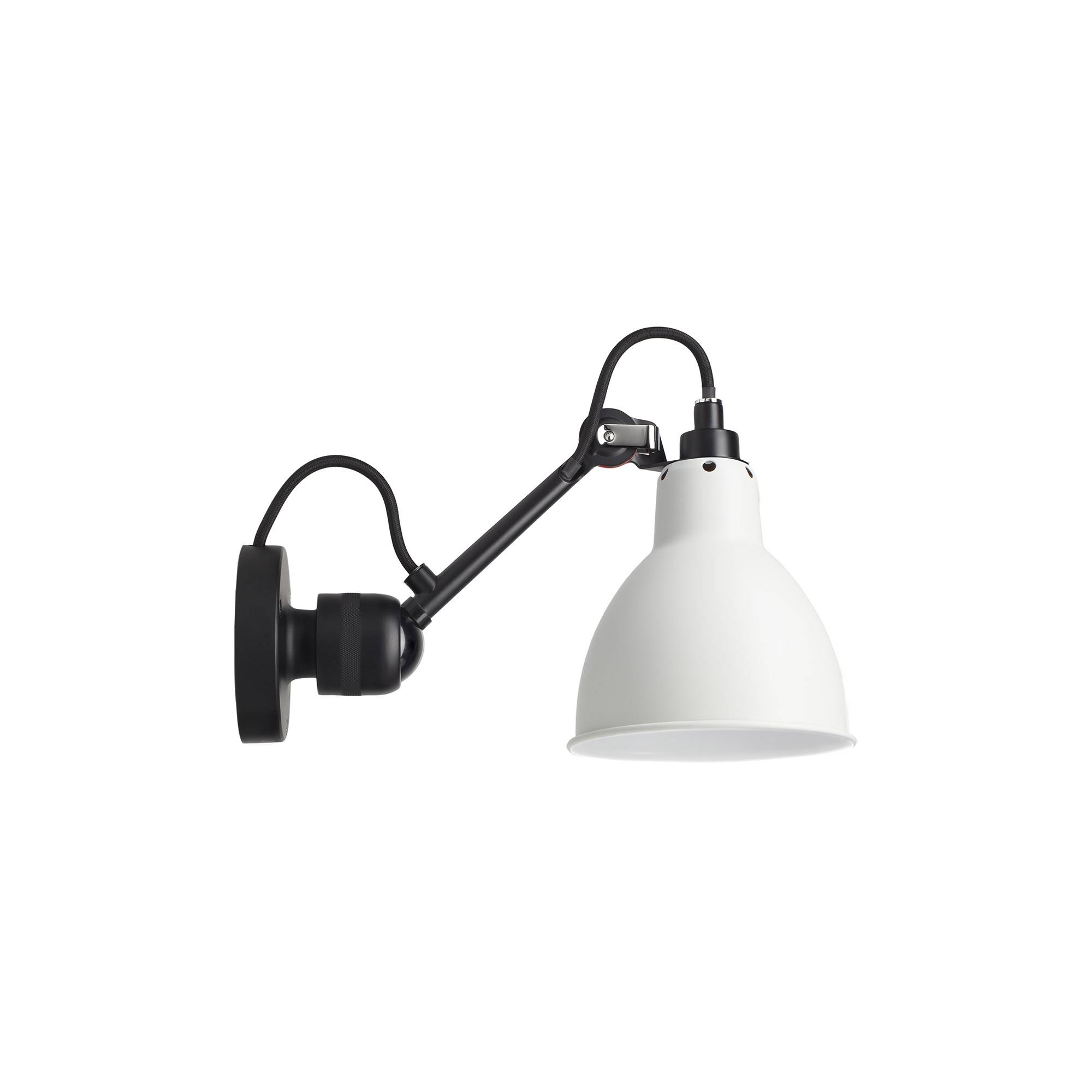DCWéditions - Lampe Gras No304 - Round - Svart bas, Vit - Sänglampor - Bernard-Albin Gras - Vit