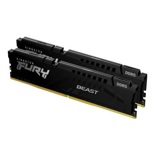 Kingston FURY Beast - DDR5 - sats - 64 GB: 2 x 32 GB - DIMM 288-pin - 6400 MHz / PC5-51200 - ej buffrad