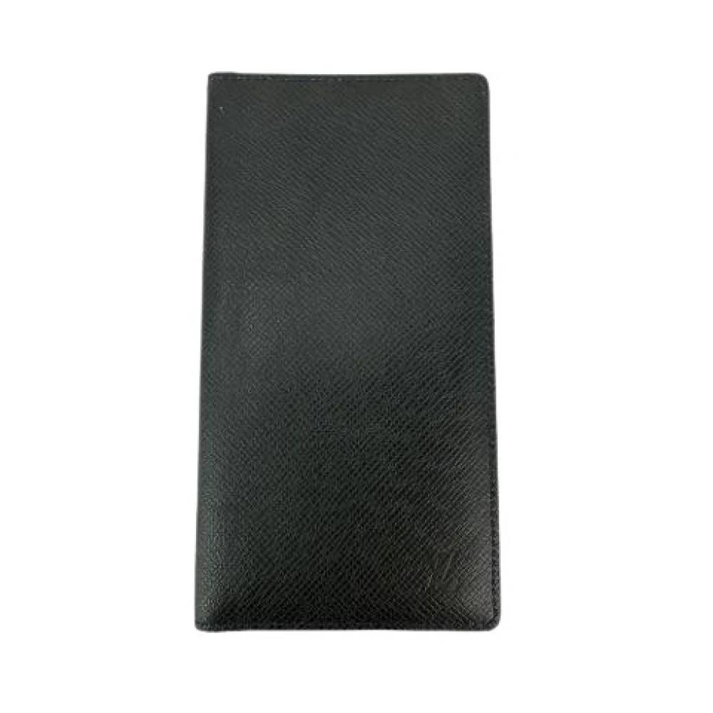 Louis Vuitton Vintage - Pre-owned Taiga Brazza Lång Bifold Plånbok Vintage - Herr - ONE Size - Läder