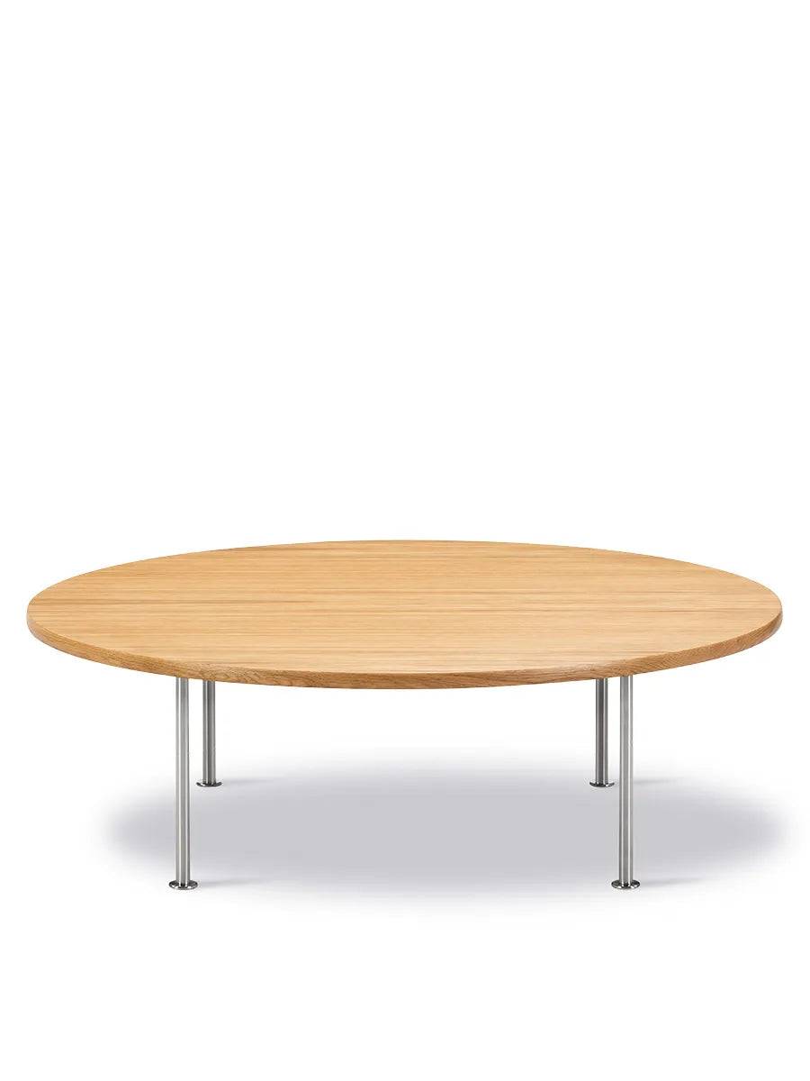 Wegner Ox Table fra Fredericia Furniture Ø150 cm / Eg - oliebehandlet / H: 41 cm - Jacobsen Plus