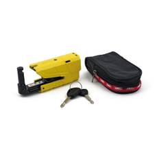 Skivebremselås Med Alarm - Abus Granit Detecto X Plus 8077 Gul
