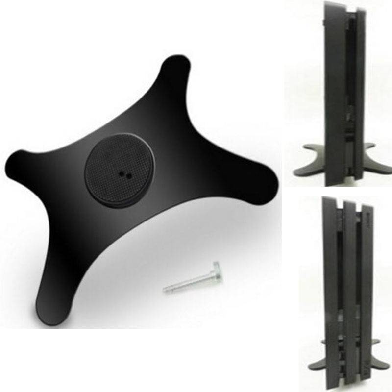 Ps4 pro /ps4 slim konsol 2 in 1 minifäste vertikalt stativ enkelhet stadigt sängfundamentfäste dockningshållare basstöd