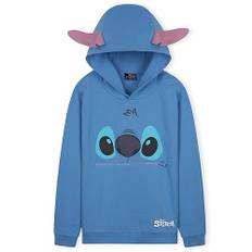 Disney Stitch Kids Hoodie - Baby Yoda Hooded Sweatshirt The Mandalorian Kids Teenagers Hoodie 7-14 Years - Stitch Gifts, 9-10 år, Blåstygn