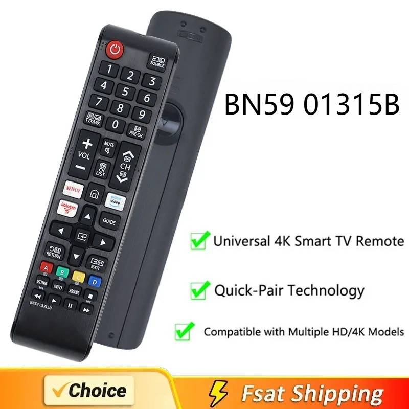 BN59 01315B For Samsung Remote Control Compatible with UE43RU7100 UE49RU7100 UE50RU7100 UE55RU7100 UE75RU7100 UE43RU7105 UE43RU7