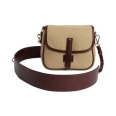 Max Mara, Taske, Dame, Brun, ONE SIZE, Bomuld, MultiColour Håndlavet GAP Taske