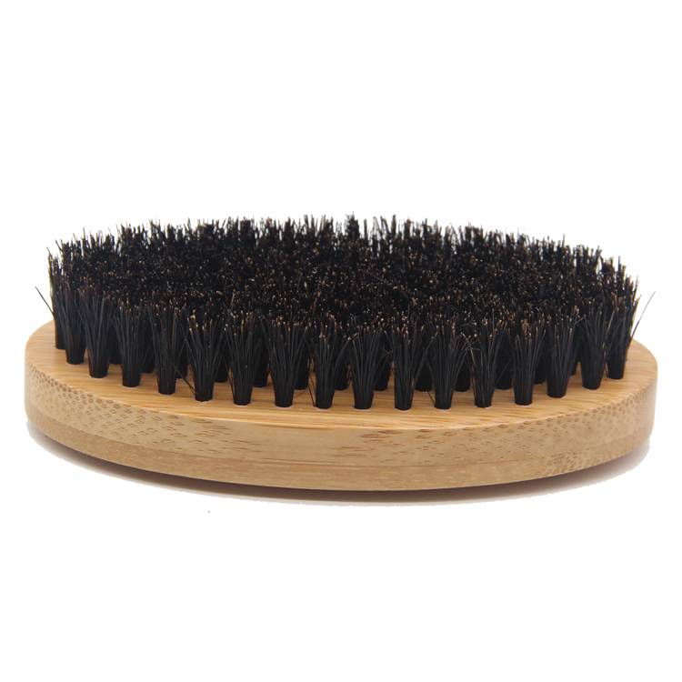 Original Wood Handle Mustache Brush Boar Bristle Brush Barber Natural Wood Color Beard Brush Beard