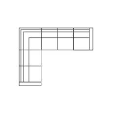 Skalma Aros sofa (Hjørnesofa højrevendt - B275 x D215 x H82 cm, Standard sædedybde - 53 cm, Stof, Eg)