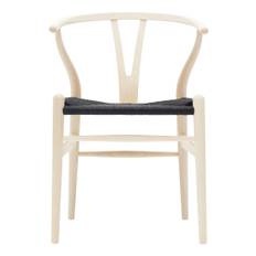 CH24 Y-Chair - White Oiled Ash/Black