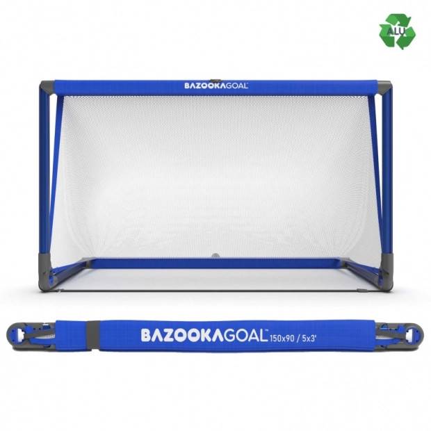 Bazooka Goal pop-up fotbollsmål ALU 150x90