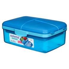 SISTEMA Quaddie slimline madkasse 1,5 liter - ocean blue