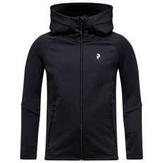 Peak Performance Kid's Rider Essentials Zip Hood Fleecejacka Barn Storlek 150 Färg svart