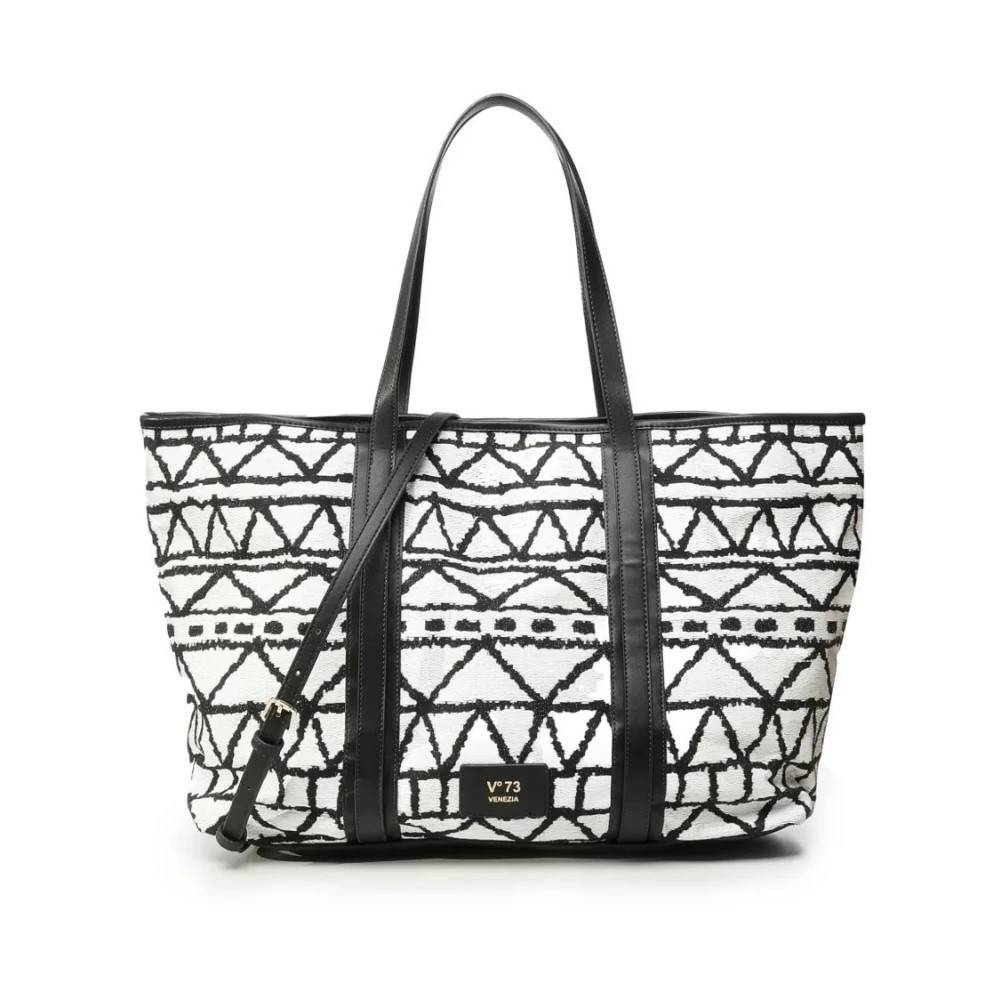 V73 Beth Tote Bag - Tasker - Dame - Sort - ONE SIZE - Bomuld
