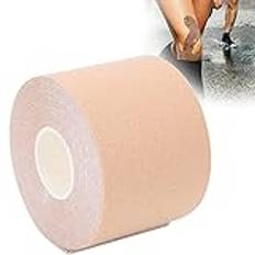 Sporttejp Elastisk (5m * 5cm Oklippt Rulle), Vattentät och Elastisk Kinesiologi Tejp, Hudvänliga Kinesioband för Sport för Knän, Axlar och Armbågar, Muskel åtdragande Band(Färg)