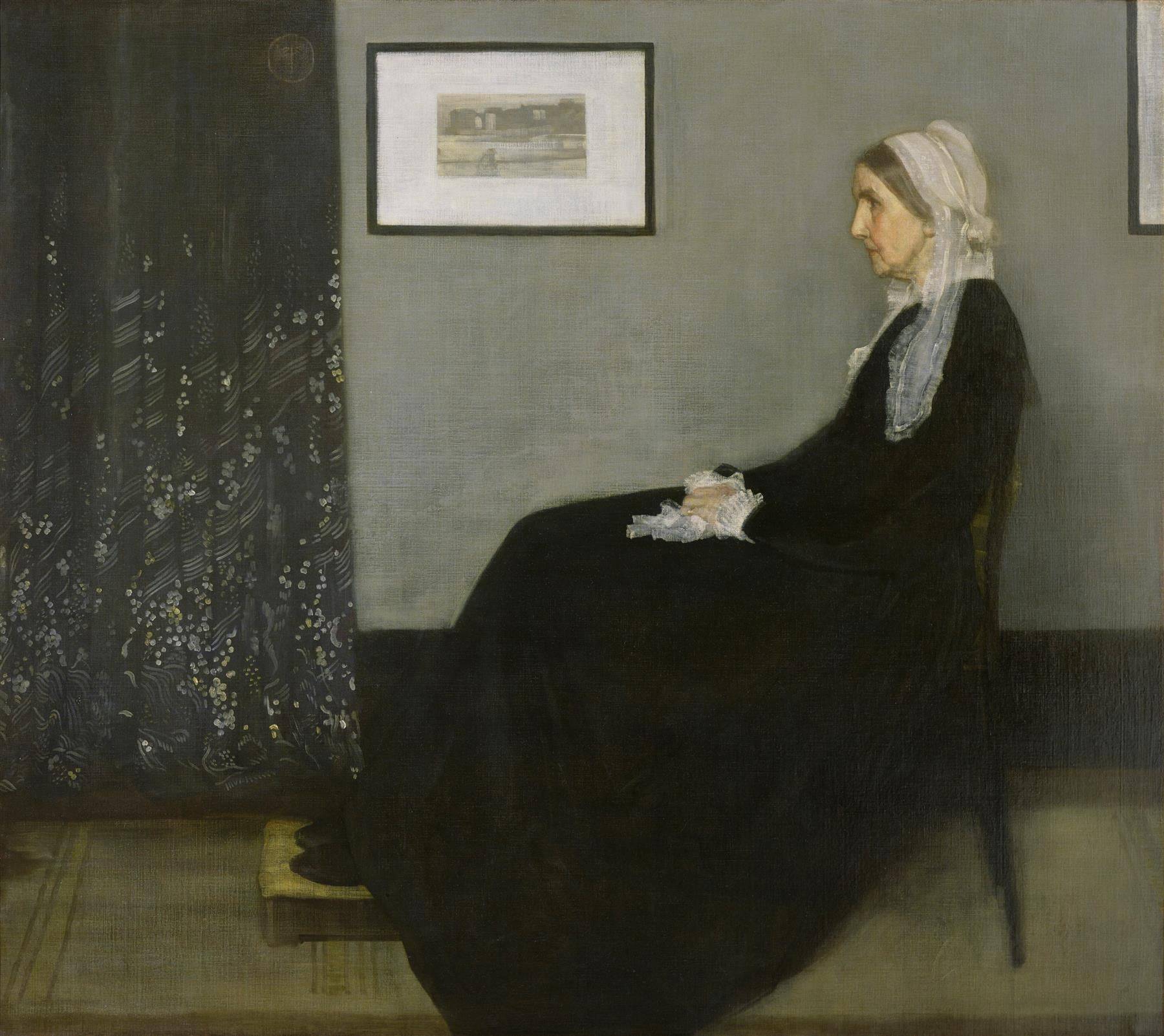 Whistler's Mother by James McNeill Whistler 1000 or 500 Piece Jigsaw Puzzle - 1000