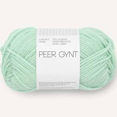 Peer Gynt garn fra Sandnes Garn - Mint green
