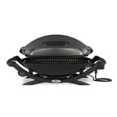 Weber Q 2400, 2200 W, Grill, Elektrisk, 1 zone(s), Kedel, Rist