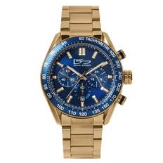 Tuxedo Navy Men's Watch - 18k Gold Men's Watch - Navy Blue Dial - Chronograph & Date - Water Resistant - Daniel Steiger