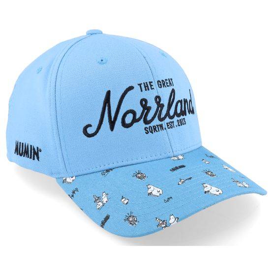 SQRTN - Blå adjustable Keps - Kids Great Norrland 120 Cap Mumin Blue Adjustable @ Hatstore