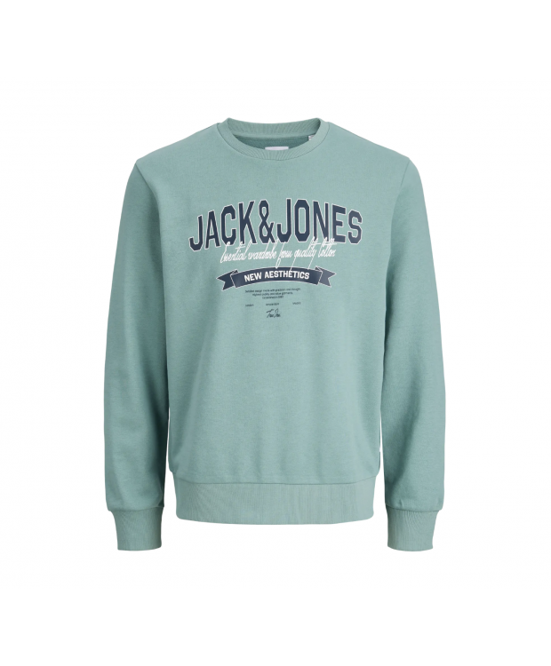 Jack & Jones MINI sweatshirt i grøn til drenge