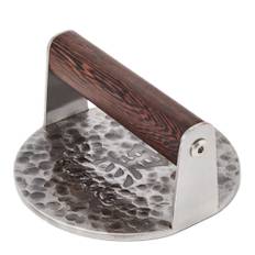 Satake - Kuro hamburgerpress 14 cm brun/rostfri