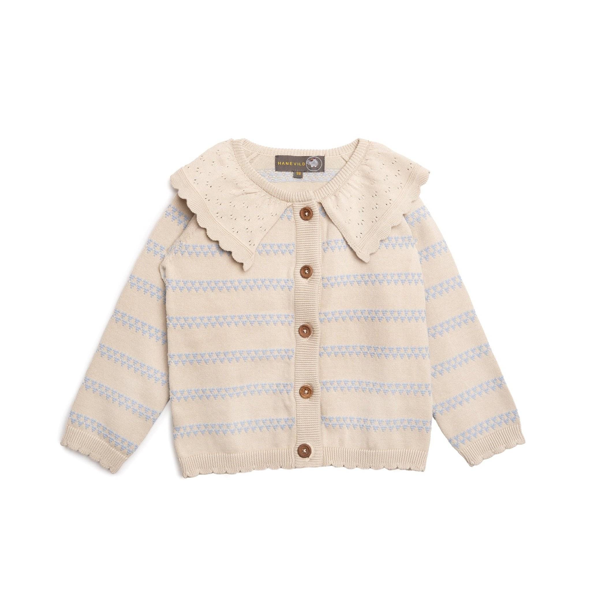 cardigan med hjerter - Kentucky blue - 116