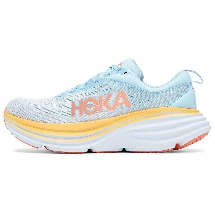 HOKA Bondi 8 D Bred Summer Song Damsneakers Blå Country-Air 1127954-SSCA cm white